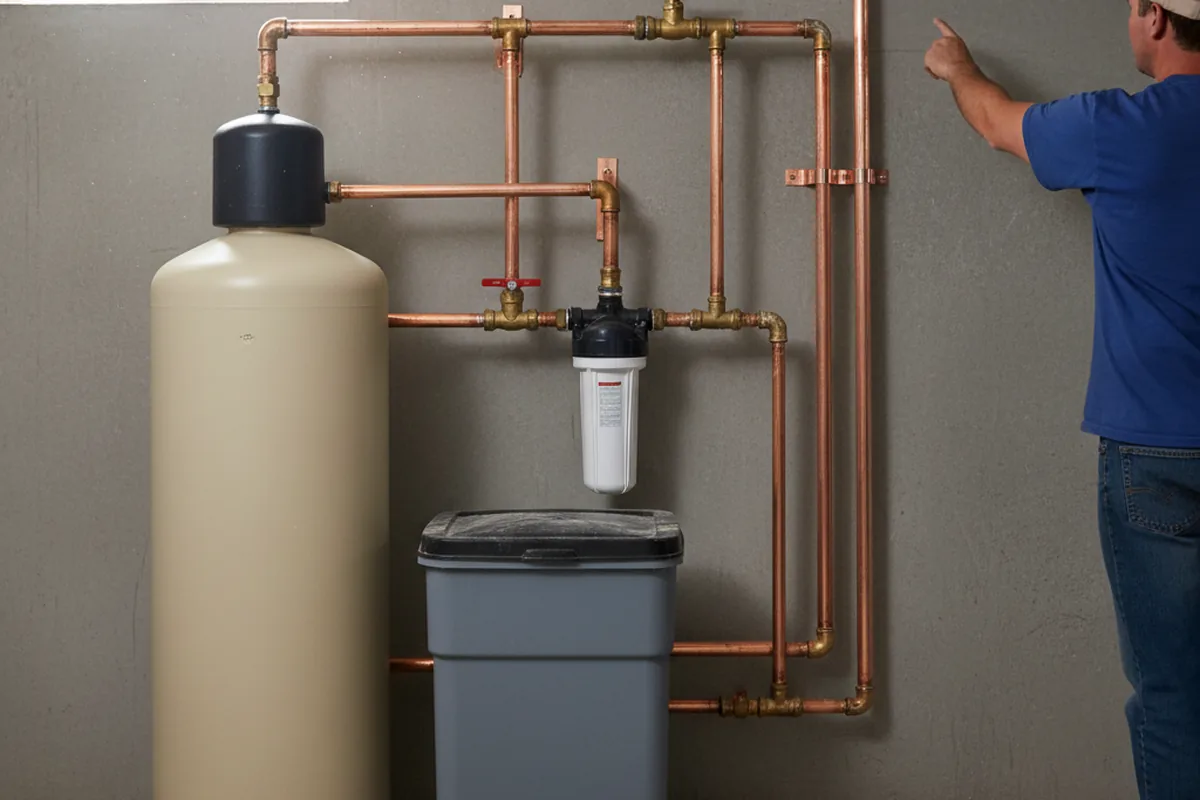 Whole-house water treatment system installed in Crockett